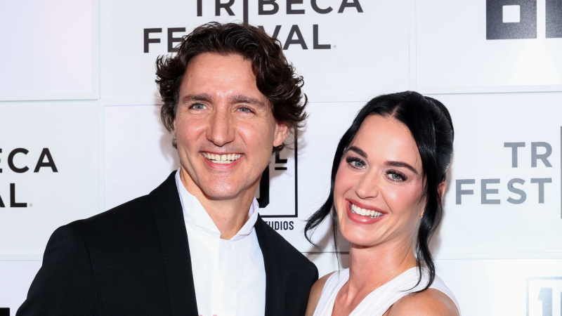 케이티 페리(Katy Perry)는 연애 초기에 저스틴 트뤼도(Justin Trudeau) 앞에서