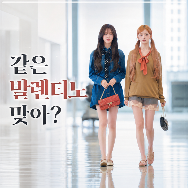 IVE's Liz and Rei's Airport Fashion: The Same Valentino, Yet So Different?