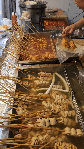 [수원 남문시장 맛집]데이트 추천 코스 남문시장 간식투어: 매운오뎅/만두/도너츠/호떡 (feat. ....