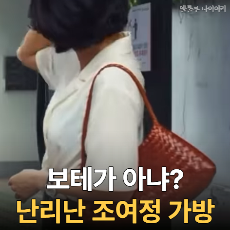 "보테가인 줄 알았는데?" 요즘 더 예쁘다고 난리난 조여정 가방의 정체