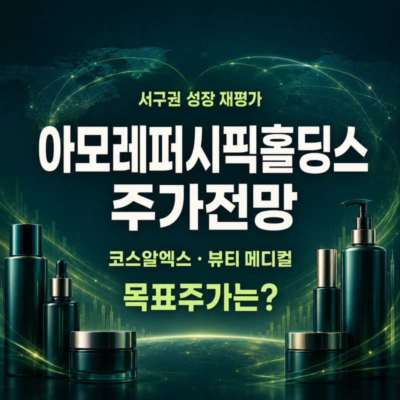 아모레퍼시픽홀딩스 주가전망, 서구권 성장의 재평가, 28,000원 추격해도 될까?목표주가는?[205....