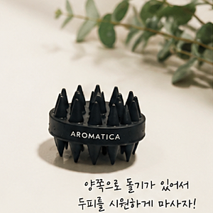 샴푸할 때 이거 하나 써보세요! 아로마티카 두피 샴푸 브러쉬 후기