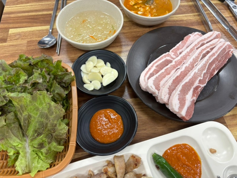 [병점역 맛집] 백선당 한식뷔페 삼겹살