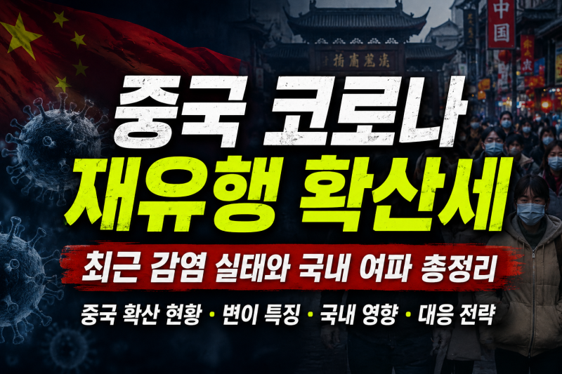 중국 코로나 재유행과 확무서운 확산세, 최근 감염 실태와 국내 여파 총정리