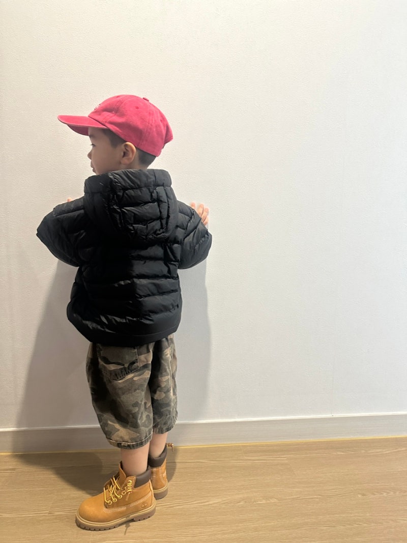 노스페이스 키즈 벤투스 온 자켓 블랙｜39개월 키 100cm 15kg, 120 사이즈 실제핏은? +사이즈팁