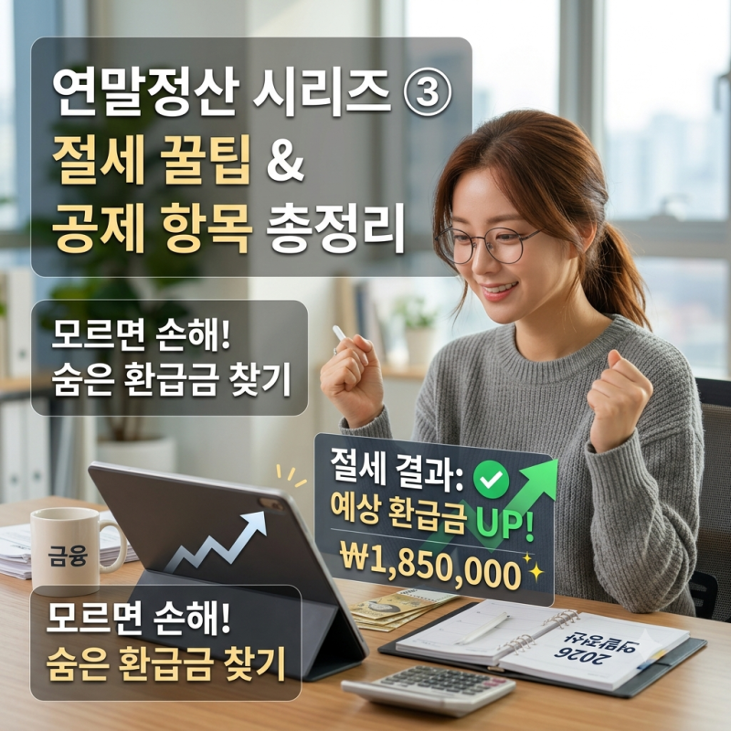 2026 연말정산 미리보기 서비스 활용법 (환급금 늘리는 절세 팁)