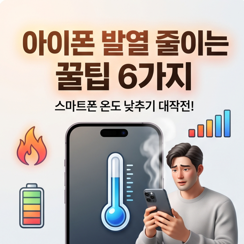 아이폰 발열 심해졌을 때 "이 설정 해보세요" 발열 줄이는 방법(꿀팁 6가지)