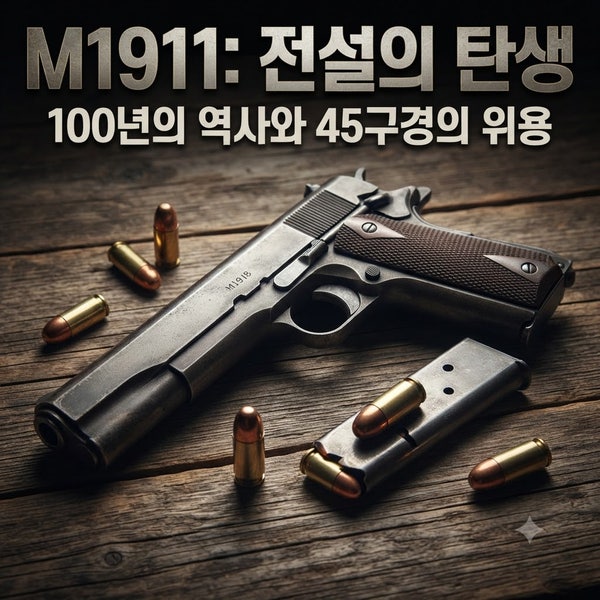 110년이 지났는데 아직도 현역? M1911 권총의 미친 존재감