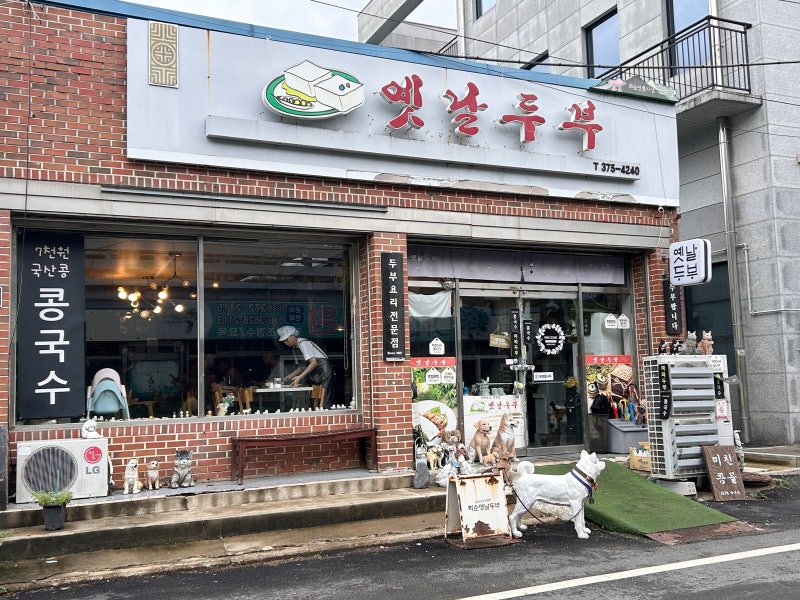 [화순 옛날두부] 저렴한 가격에 푸짐한 콩국수와 청국장, 포장까지