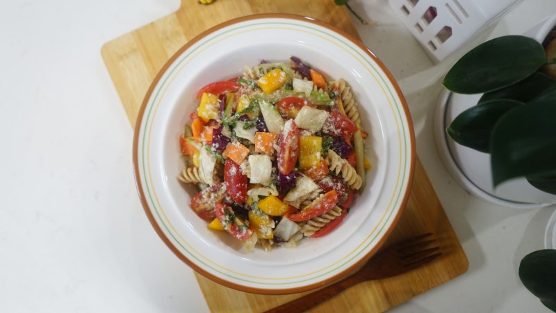 냉파스타 이렇게 먹으면 5kg 쑥 빠져요! 다이어트 파스타 푸실리 샐러드 파스타 토마토 냉파....