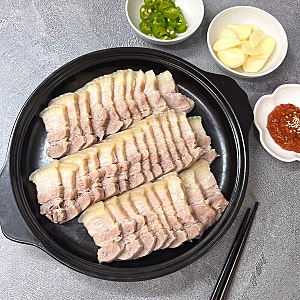 소금으로 삶았더니 더 깔끔해요, 삼겹살 수육 삶는 법
