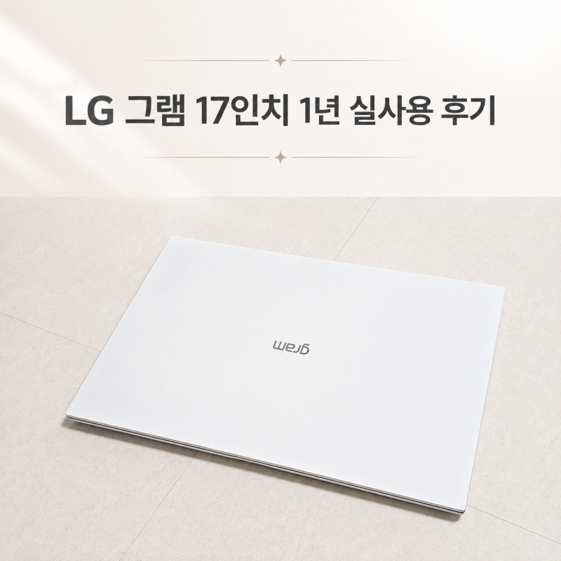 LG그램 17인치(코어 울트라7 155H) 1년 실사용 후기, SSD 추가 방법까지