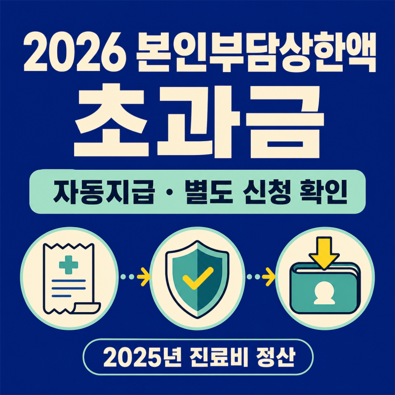 2026 본인부담상한액 초과금 대상 조회와 신청방법｜자동지급 계좌 확인