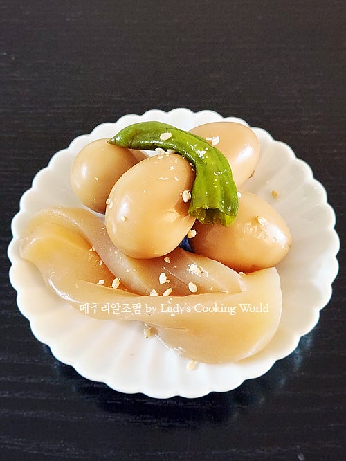 메추리알조림 메추리알 곤약 꽈리고추까지! #간단도시락반찬 추천!