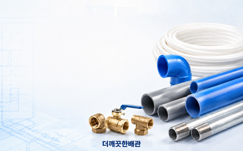 카페 인테리어전 제일 우선하는 수도배관과 배수배관 수도꼭지에 연결하는 배관들의 역할 ....