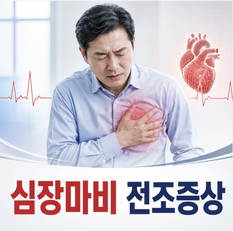 심장마비 전조증상 놓치면 안 되는 신호, 발생 원인까지
