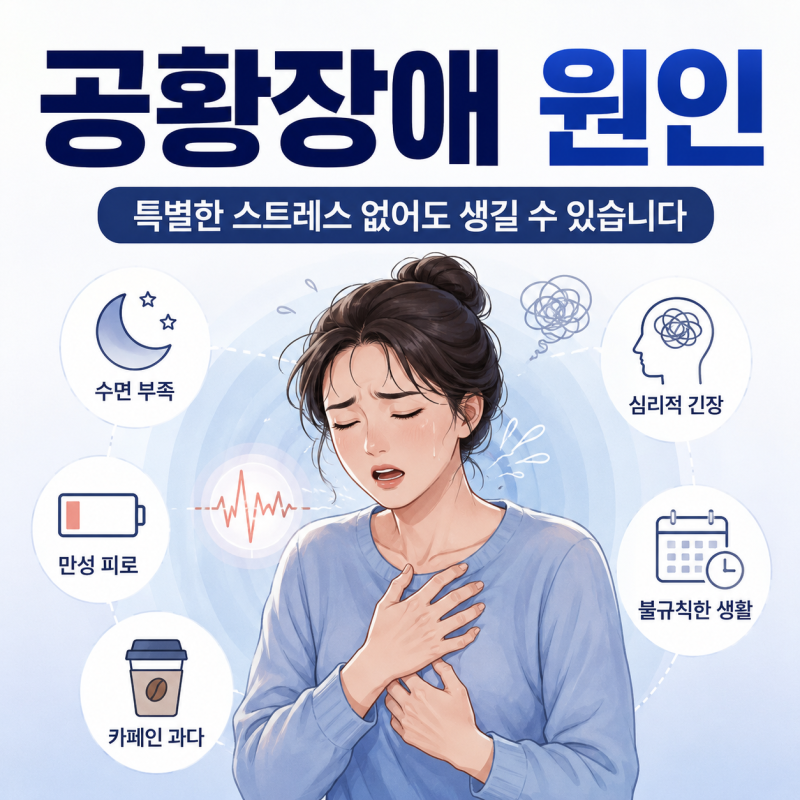 공황장애 원인, 특별한 스트레스가 없는데 왜 갑자기 생길까요?