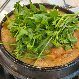 광주맛집 오메오메 상무직영점 오리탕 반마리 혼밥가능 드디어 오리탕 영접!