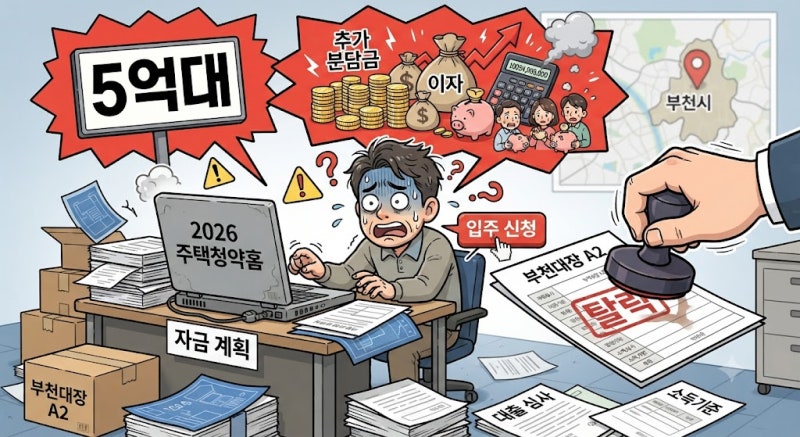 2026 : 부천대장 A2 분양가 예상, 5억대만 보면 자금계획이 흔들리는 이유