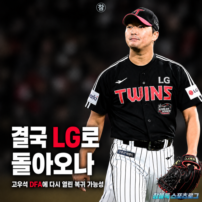 고우석 돌아올 자리까지 만들어놨었다.. LG 염경엽 감독이 놀란 이유