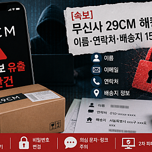 무신사 29CM 개인정보 유출 15만건｜내 정보도 털렸을까? 확인방법·배송지·비밀번호 대처법 ....