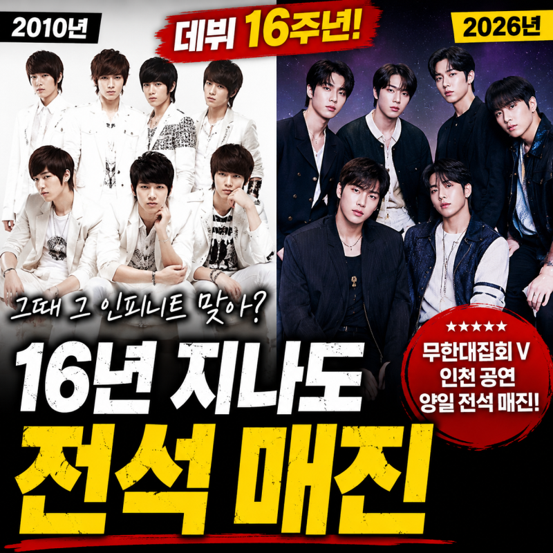 “그때 그 인피니트 맞아?” 데뷔 16년 지났는데 또 전석 매진