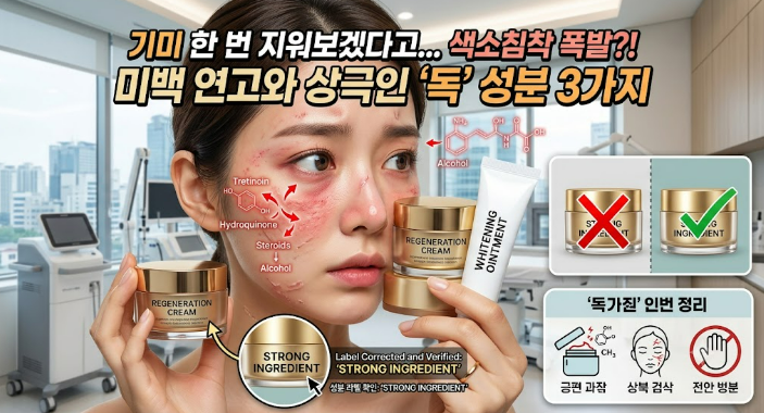 비싼 재생크림 바르고 색소침착 더 심해진 이유? 미백 연고와 상극인 '독' 성분 3가지