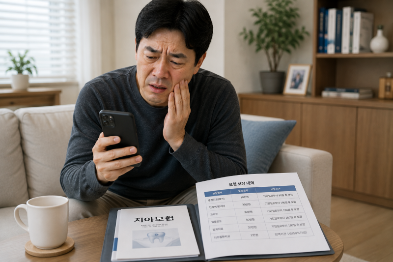 치아보험 가입하면 바로 보장될까? 면책기간·감액기간부터 확인하세요