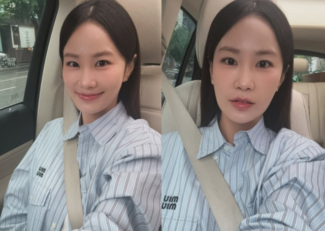 "먹덧 중인데 근황은?" 김지민 임신 셀카, 아들 출산은 2027년 2월