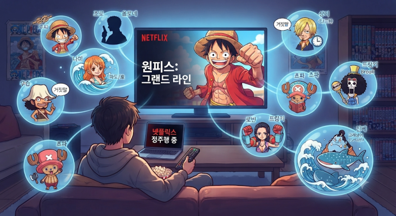 넷플릭스로 다시 꺼내보는 원피스 그랜드 라인 항해기 (밀짚모자 해적단 이름의 비밀)