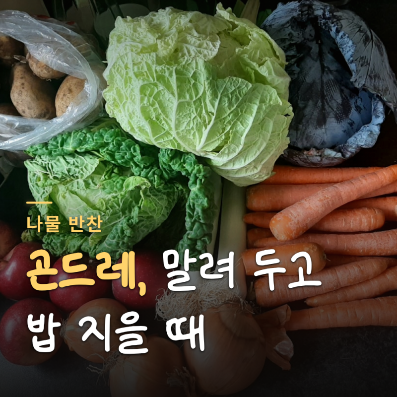 건곤드레 만들기, 곤드레밥과 곤드레 보관 방법