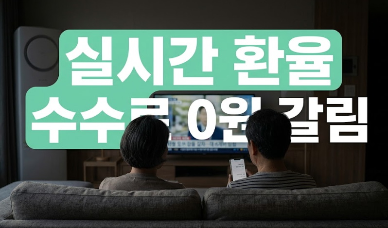 실시간 환율 계산기 총정리: 엔화·달러 매매기준율 확인 및 환전 수수료 0원 카드 완벽 비교