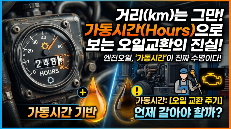 엔진오일 교환주기 한방 정리(하이브리드, 디젤, 가솔린)