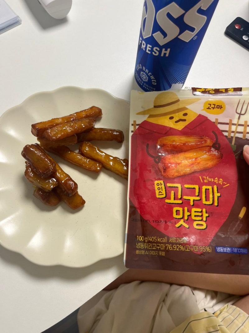 [리뷰] 이마트24 편의점 신상디저트 :: 아이스 고구마 맛탕 일본제품과 비교