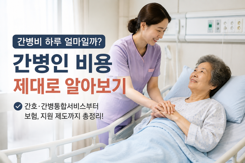 간병비 하루 얼마일까? 간병인 비용 제대로 알아보기
