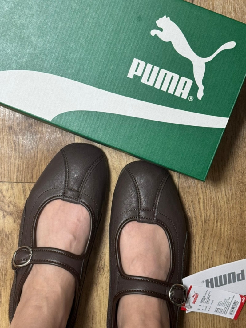 Puma 푸마 태클릿 태클렛 프리미엄 우먼스 메리제인 다크초콜릿(브라운) 410226-02 후기 (+사이즈....