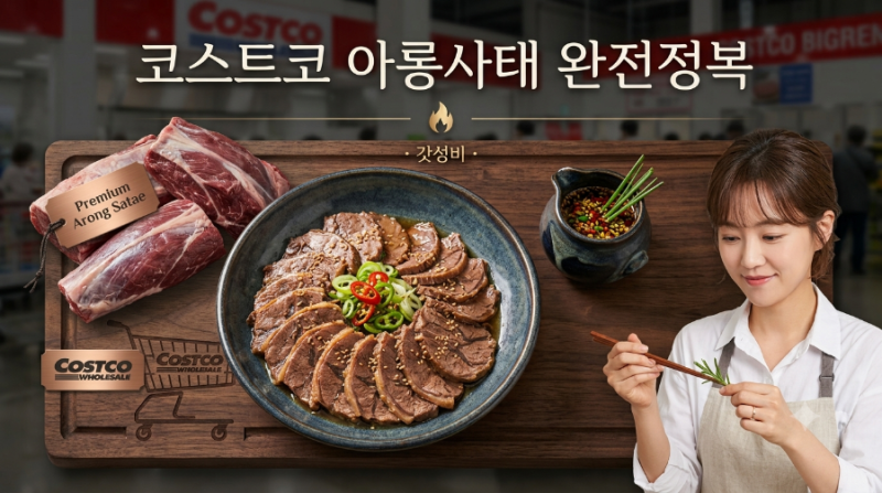 코스트코 아롱사태 가격, 손질, 수육 요리 후기