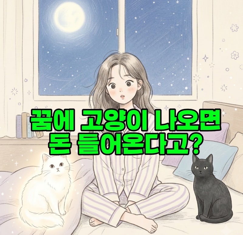 고양이가 꿈에 나왔다면? 절대 그냥 지나치면 안 되는 고양이 꿈해몽 TOP 5