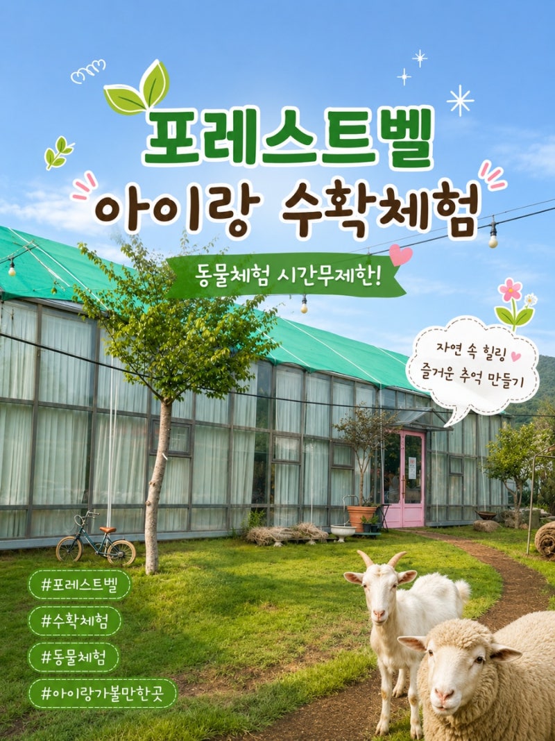 용인 포레스트벨 아이와 감자캐기 체험｜가격·주차·동물 먹이주기 후기
