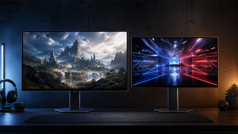 OLED 모니터 4K 240Hz vs QHD 360Hz 구매 기준