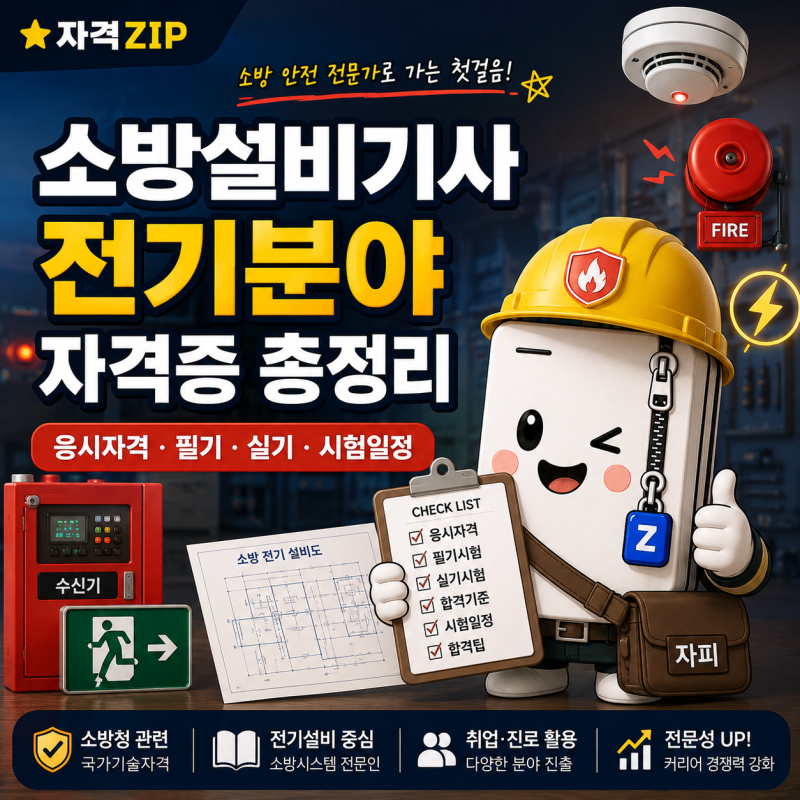 소방설비기사 전기분야 총정리｜응시자격·시험일정·필기·실기·난이도