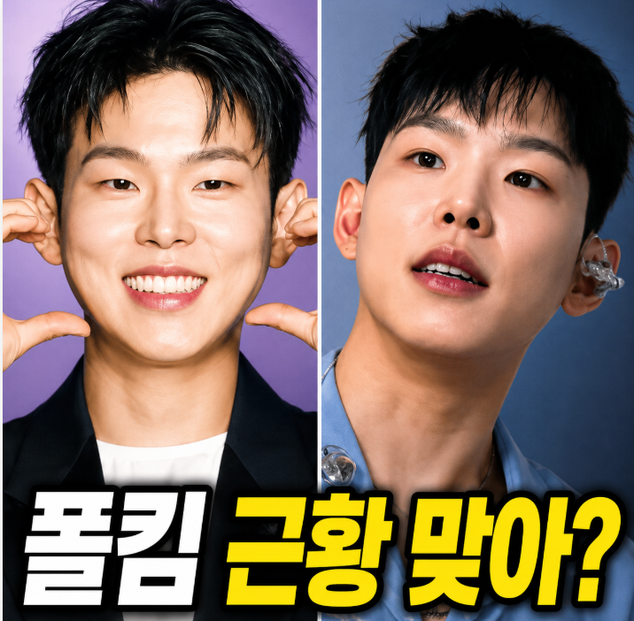 "성형한 줄 알았는데 사진이 문제였나…" 폴킴 근황, 결혼 후 확 달라진 얼굴