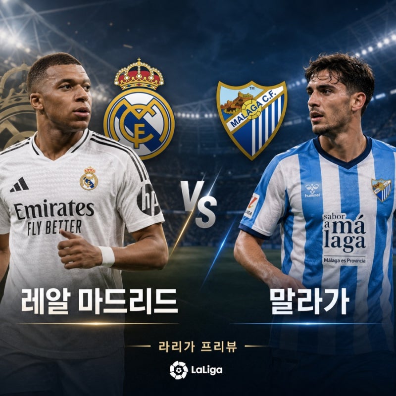 레알마드리드 말라가 경기 프리뷰｜라리가 3라운드 경기시간 예상 라인업 음바페