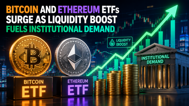 비트코인과 이더리움 ETF, 유동성 공급 확대에 따른 기관 투자 수요 급증