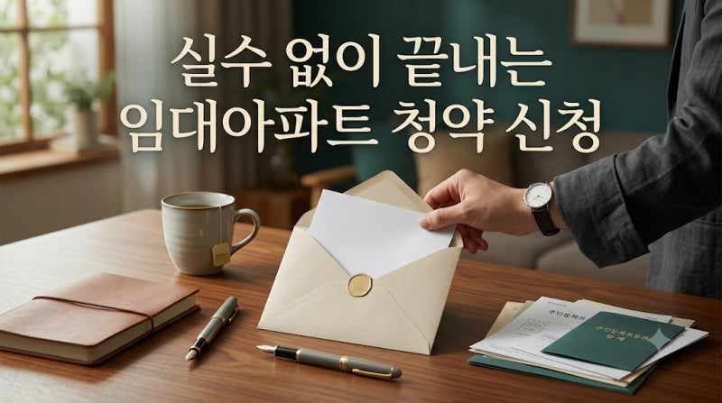 실수 없이 끝내는 임대아파트 청약 신청과 서류 제출 단계별 후기