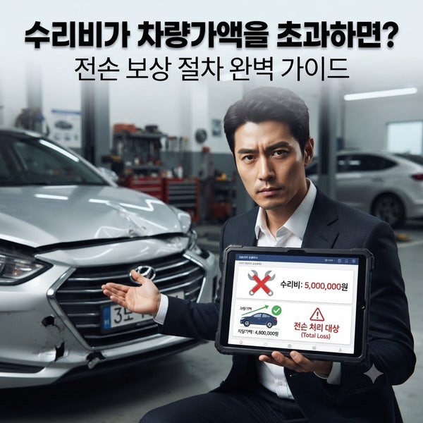 자동차 수리비와 보험사 차량가액 계산 방식 정확히 알아보기