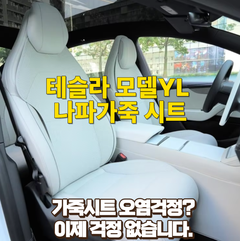 테슬라 모델YL 나파가죽 통풍시트 실사용후기와 최저가 할인구매정보 (feat.테슬라알리, 알리....