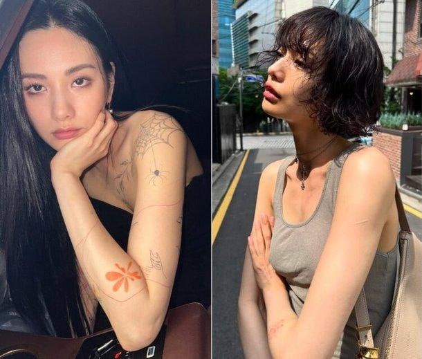 “지울 때가 훨씬 아팠다” 나나가 전신 타투를 지운 진짜 이유