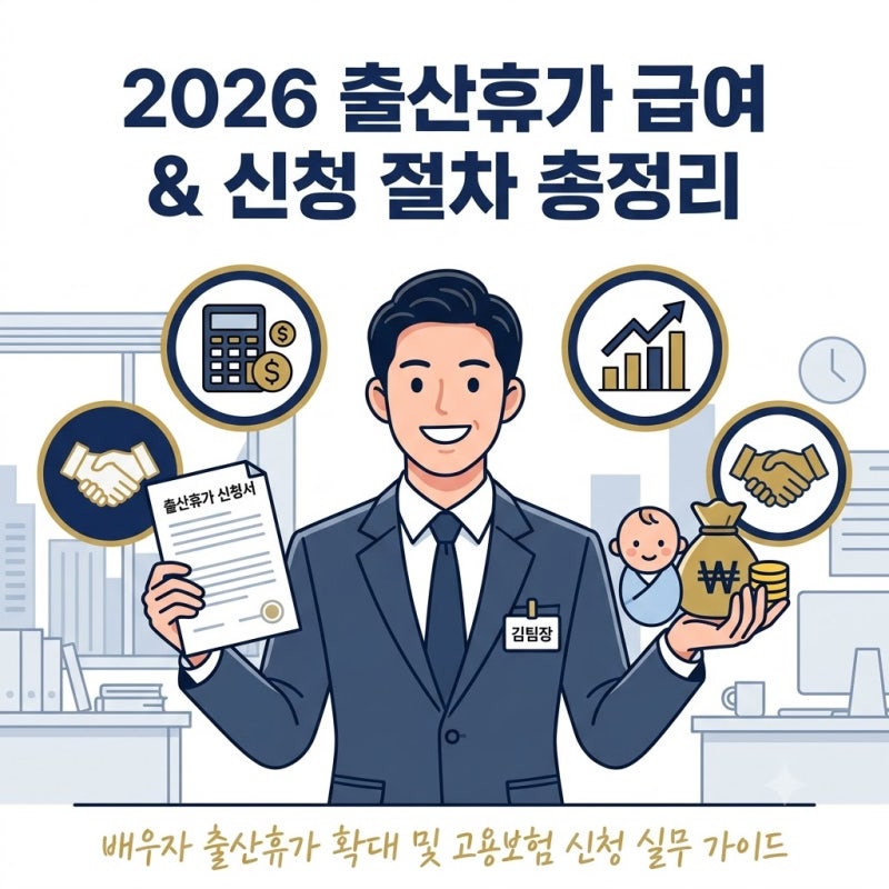 2026년 출산휴가 기간부터 급여 신청까지! 직장인이 꼭 알아야 할 3가지 핵심