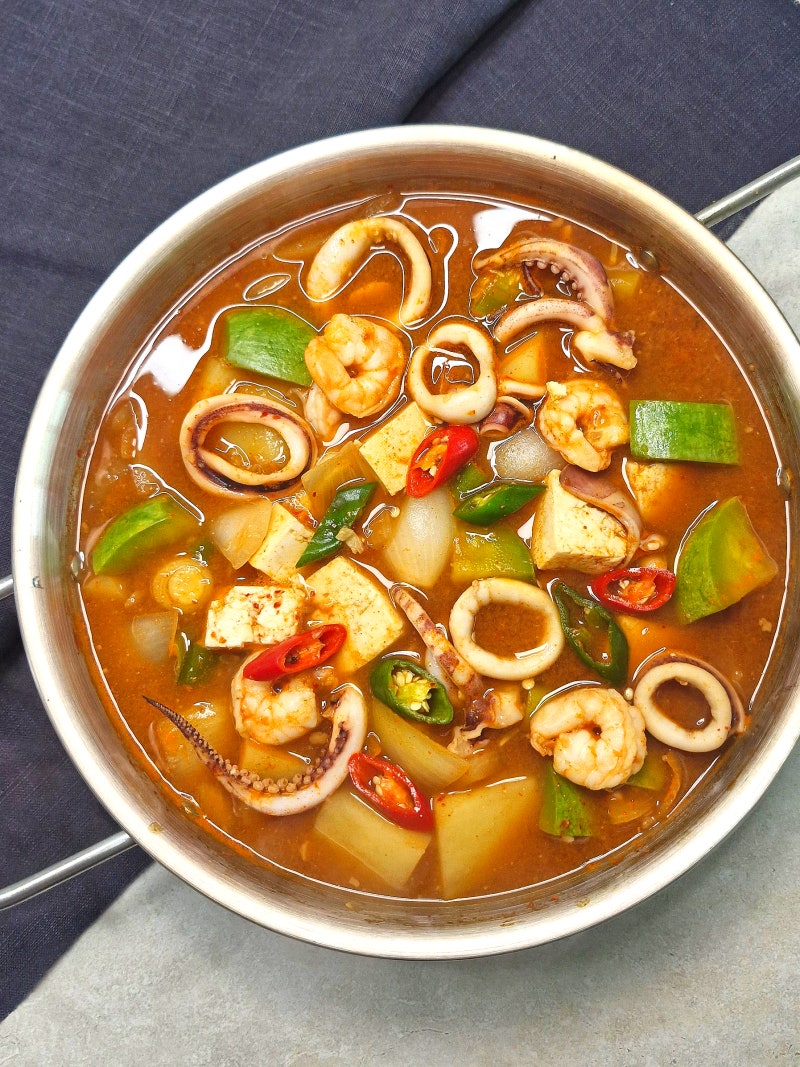 해물 된장찌개 레시피 시원한 된장찌개 끓이는법